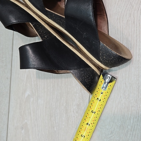 Dansko Women Vienna Leather Hook&loop Wedge Sandals shoes sz 39/8.5-9 - Picture 9 of 13